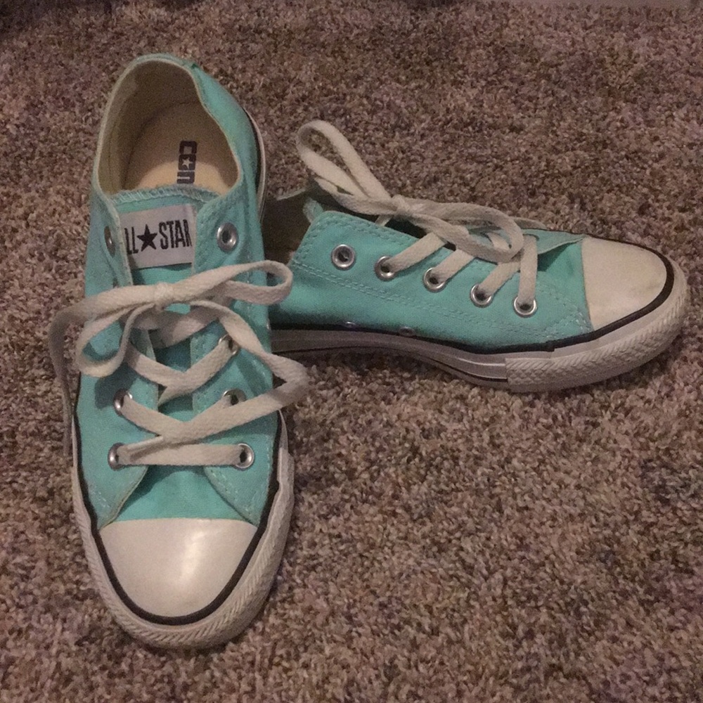Barely worn teal Converse